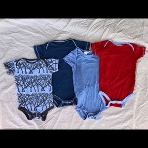 Set of Bamboo Onesies